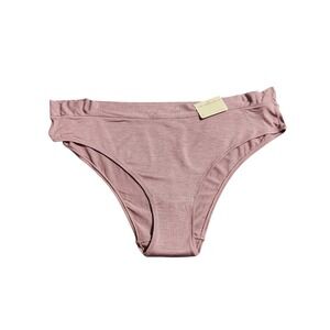 Van Winkle & Co Cheekini Panty L Mauve Modal Spandex Gusset Cotton